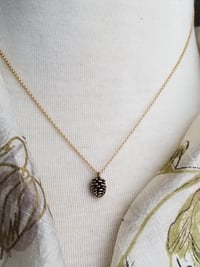 Image 2 of Simple Pine Cone - Antique Brass