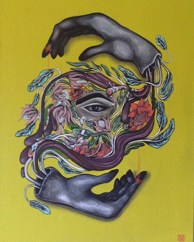 Shook the Pattern just as if She Wanted to Get Out