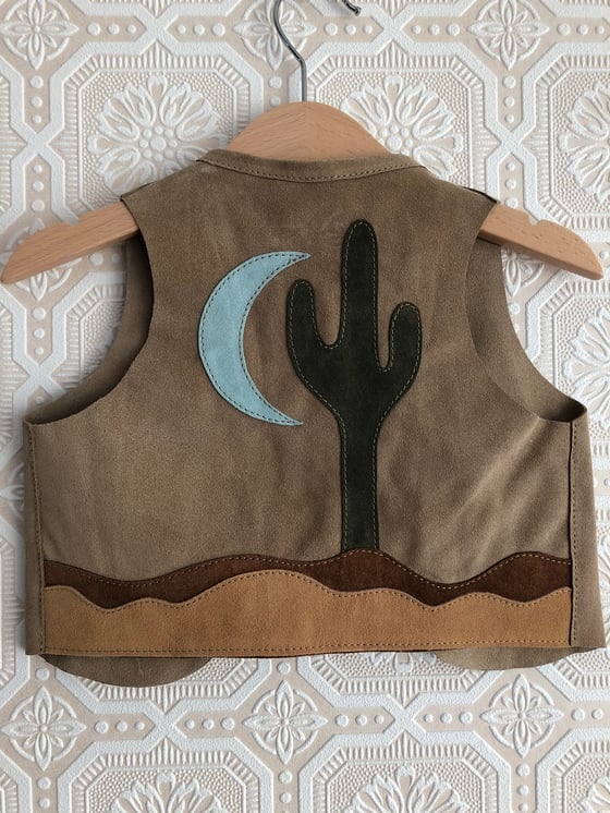 Image of COSTA SUR- Kids Saguaro Suede Vest
