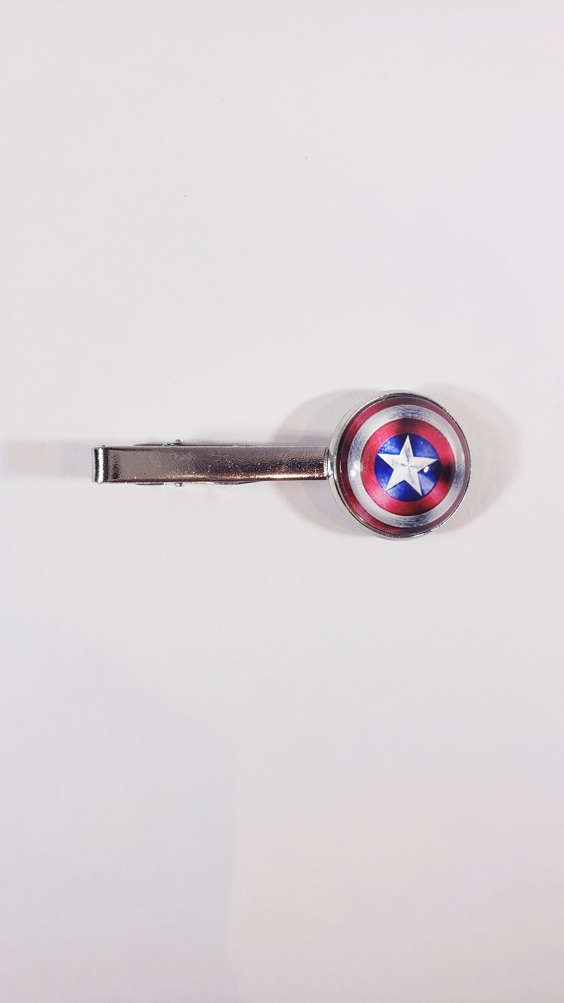 Image of Captain America Tie Bar