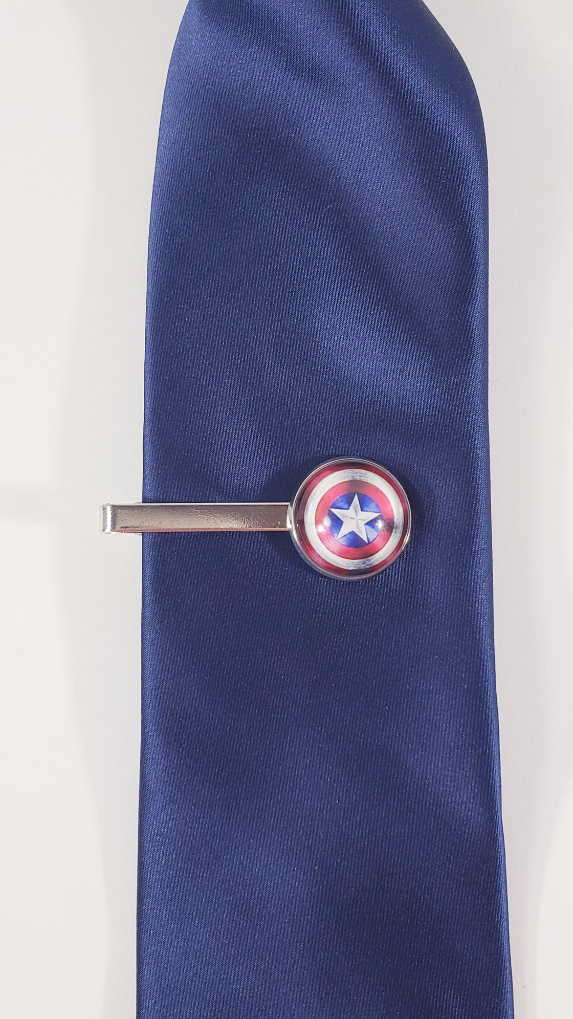 Image of Captain America Tie Bar