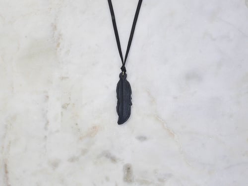 Image of Rebel Chic Warrior Feather Necklace