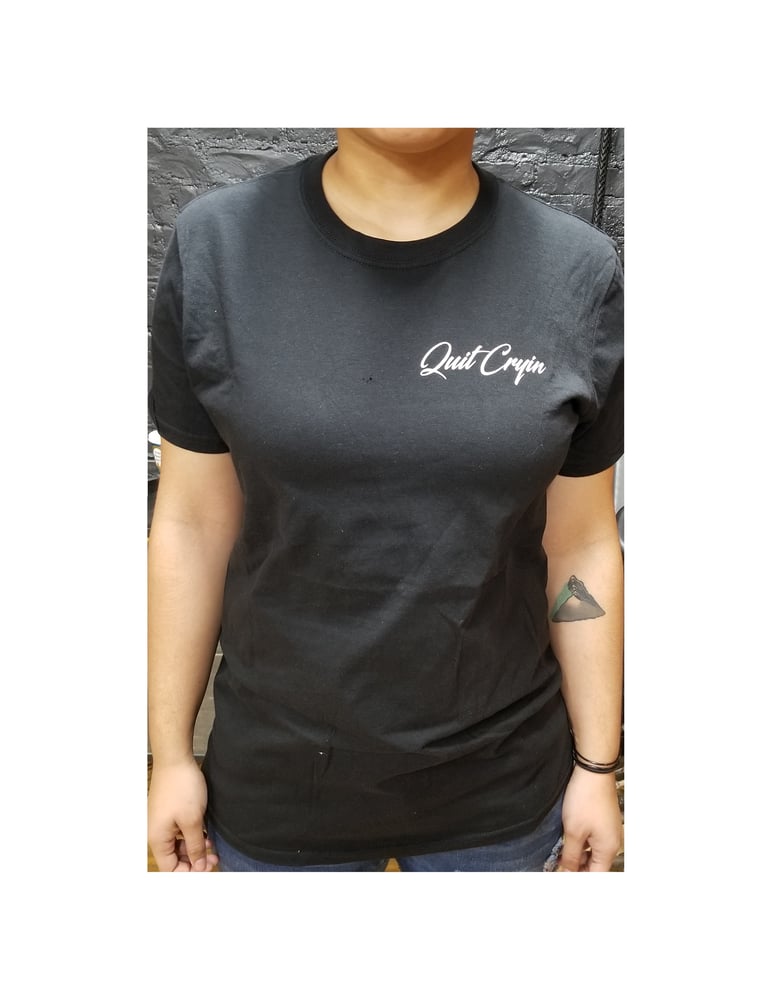 Image of Quit Cryin Black Tee