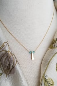 Image 3 of Simple Triangle - Silver + Gold