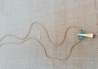 Image 1 of Simple Triangle - Silver + Gold