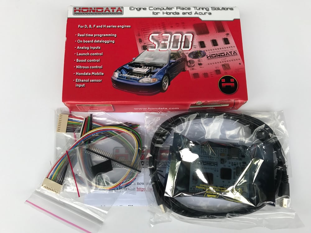 Image of Hondata S300 V3 Sealed Box with Frames, Keychain, Decals B16 B18 D16 H22 Brand New