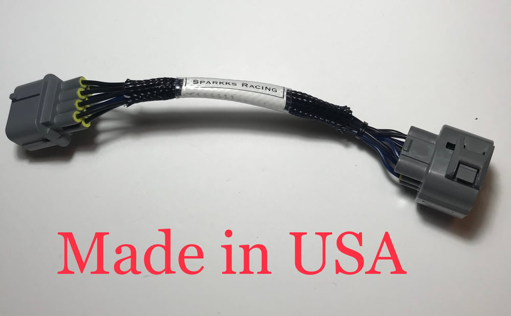 Image of Sparkks Racing Honda OBD2 8pin to OBd2 10pin Distributor Adapter Jumper Harness