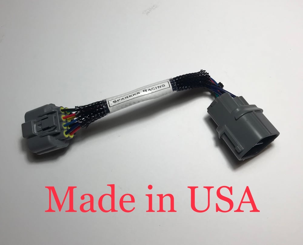 Image of Sparkks Racing Honda OBD2 10pin to OBD2 8pin Distributor Adapter Jumper Harness