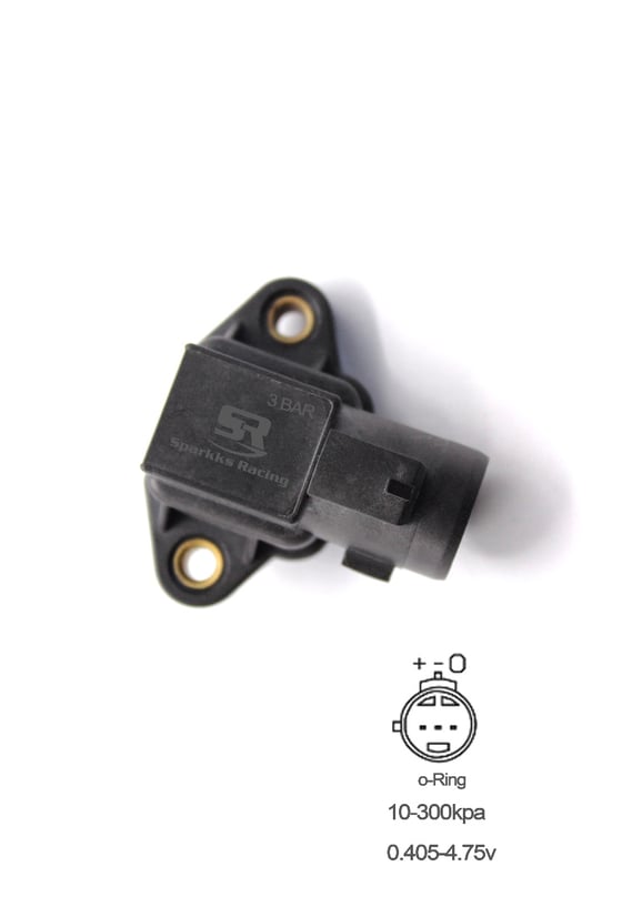 Image of Sparkks Racing Honda Acura 3Bar MAP Sensor D16 B16 B18 H22 Turbo