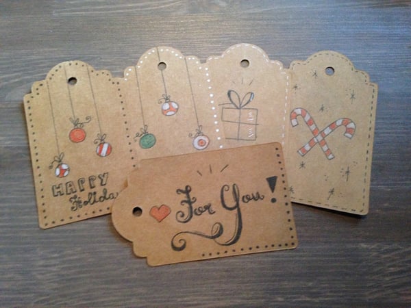 Image of Handmade (Christmas) tags