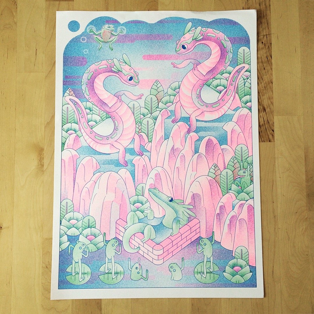 Amphibian Party / Tom Kindley