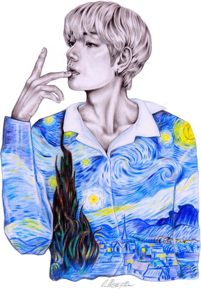 Image of Taehyung Starry Night