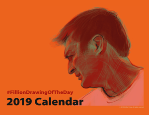 Image of #FillionDrawingOfTheDay 2019 Calendar