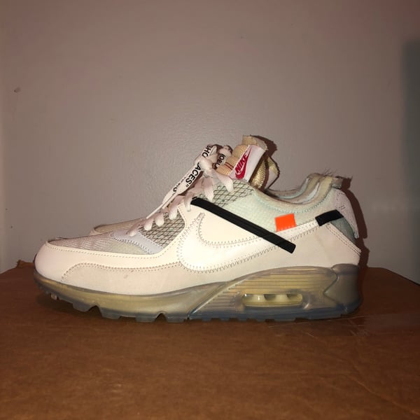 Image of Sz 10 Air Max 90 ‘Off White’