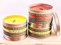 Medium Tin Wooden Wick Soy Candle