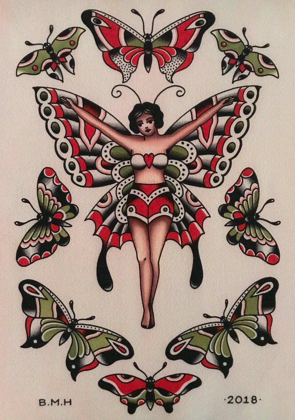 Image of A2 BUTTERFLY PRINT