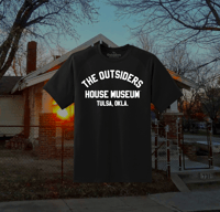 Image 1 of The Outsiders House Museum Tulsa, Okla. (Soft) Black T Shirt.