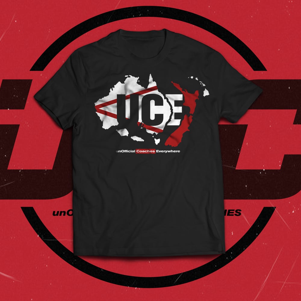Image of unOFFICIAL Coaches Everywhere (UCE) Shirt (Black)