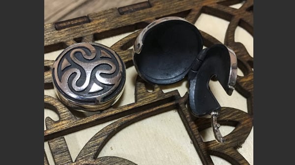 Image of Cufflink for button.