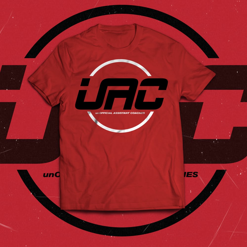 Image of unOFFICIAL Assistant Coaches Tee (Red)