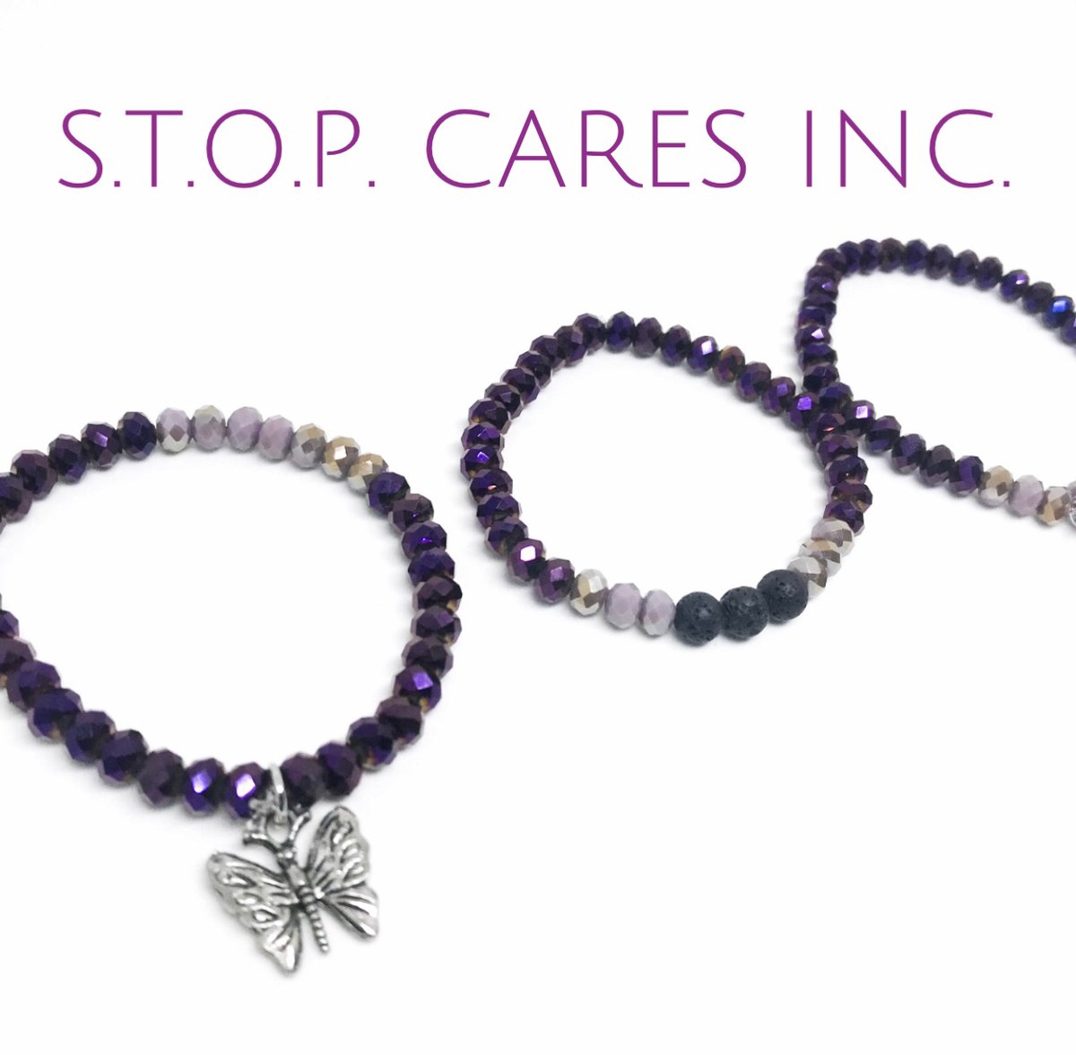 Image of S.T.O.P. Cares Inc. Bead Bracelet