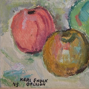 Image of 1945, Still Life, 'Posie with Apples.'