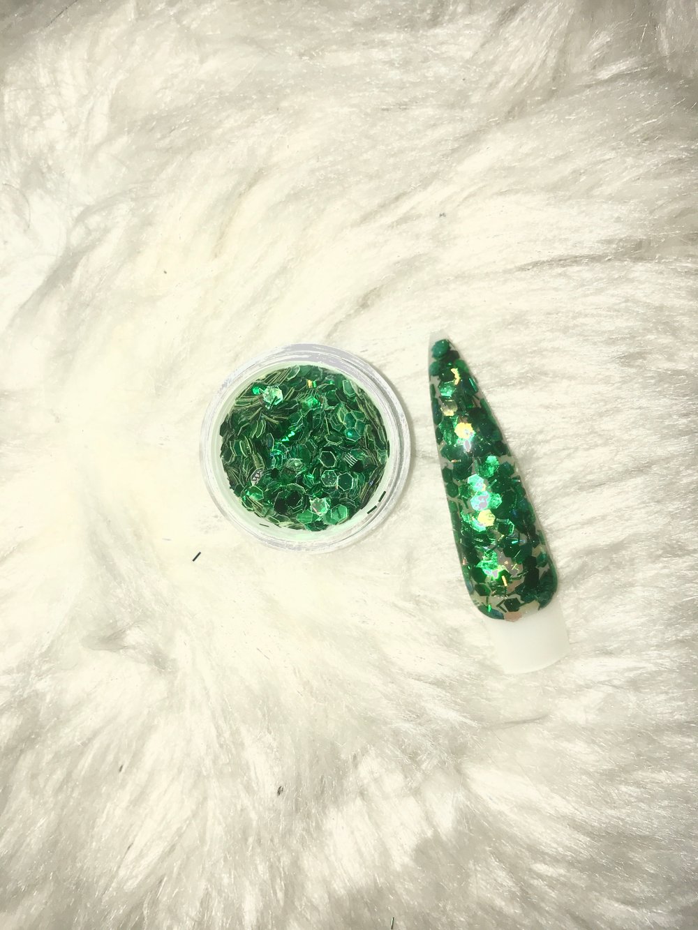 Image of Emerald Glitte Pot
