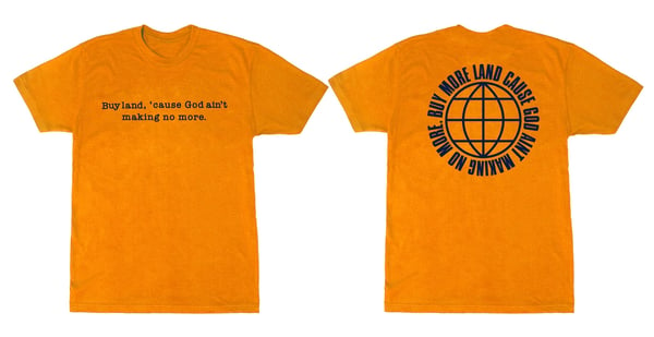 Image of "BIG MF" Buy Land T-shirt *Limited