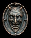 "Devil's Head" Plaque- Faux Bronze Edition