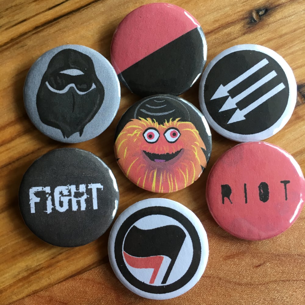 Image of Black Bloc Pin Pack