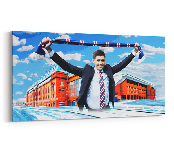 Image of Steven Gerrard, Ibrox Canvas