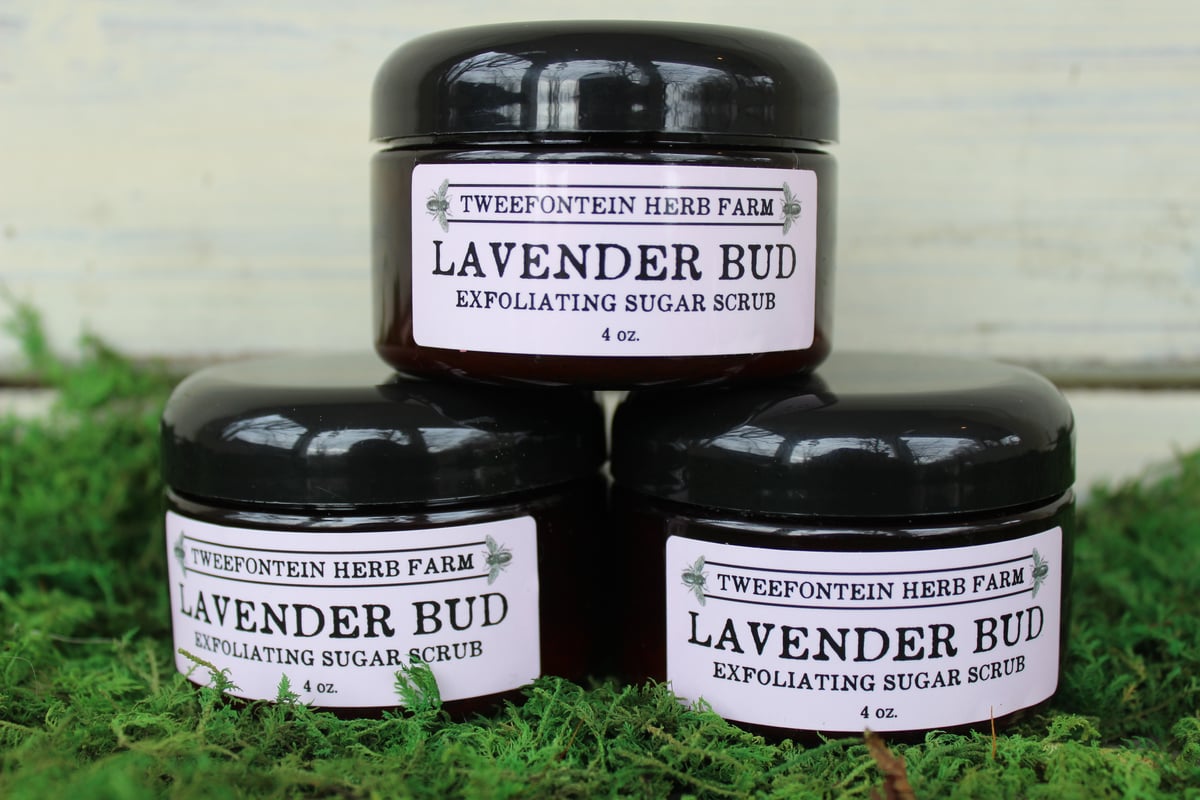 Tweefontein Herb Farm — Lavender Bud Exfoliating Sugar Scrub