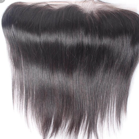 Image of Brazilian Straight 13x4 Frontal 12A