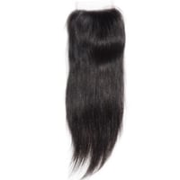 Brazilian Straight  4xx4 Closure