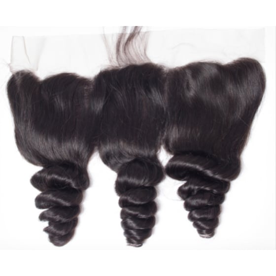 Image of Brazilian Loose Wave Frontal 13"x4"