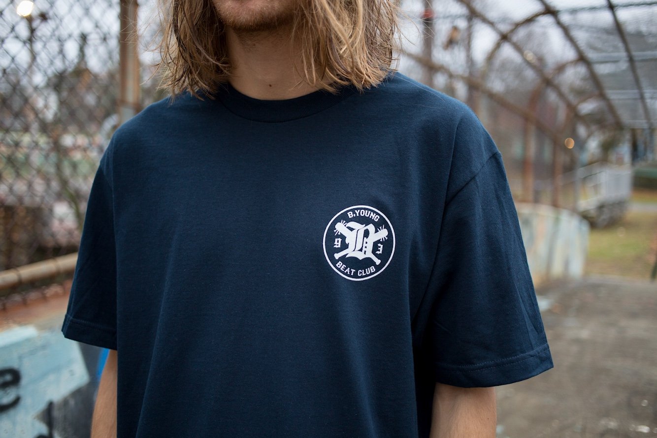 Image of Navy Blue Beat Club T-Shirt