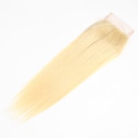 613 Russian Blonde Straight Closure