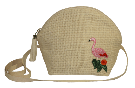 Image of Cross Body Bag 'Flamingo' & 'Palm'