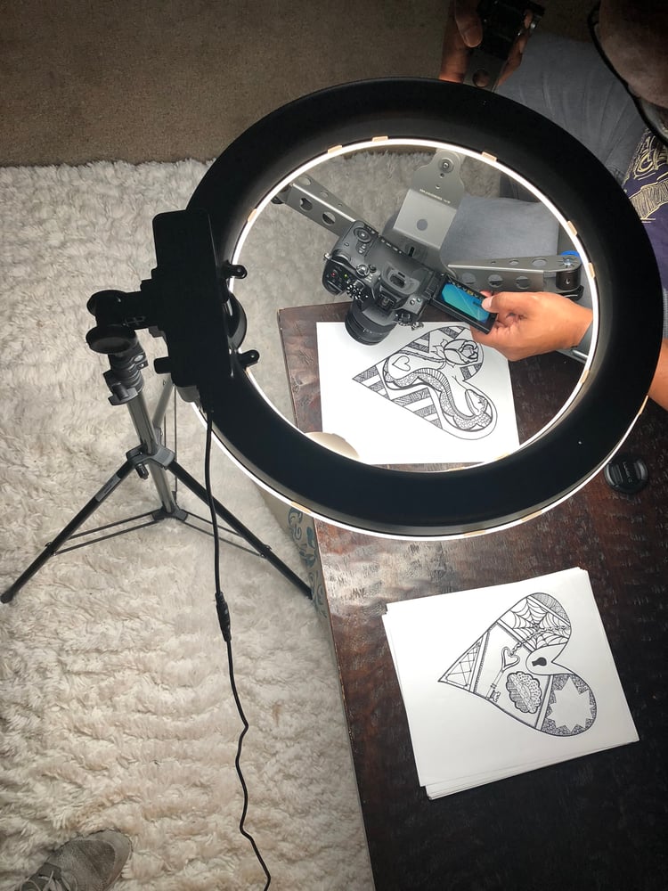 Image of What’s In Your Heart? Coloring Journal 