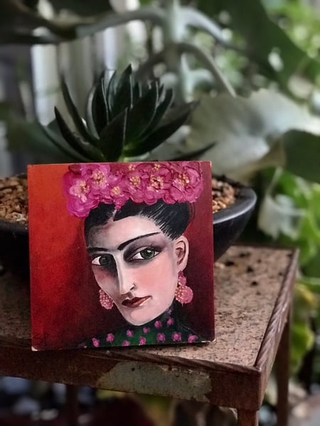 Image of “In Love with Flowers” SOLD