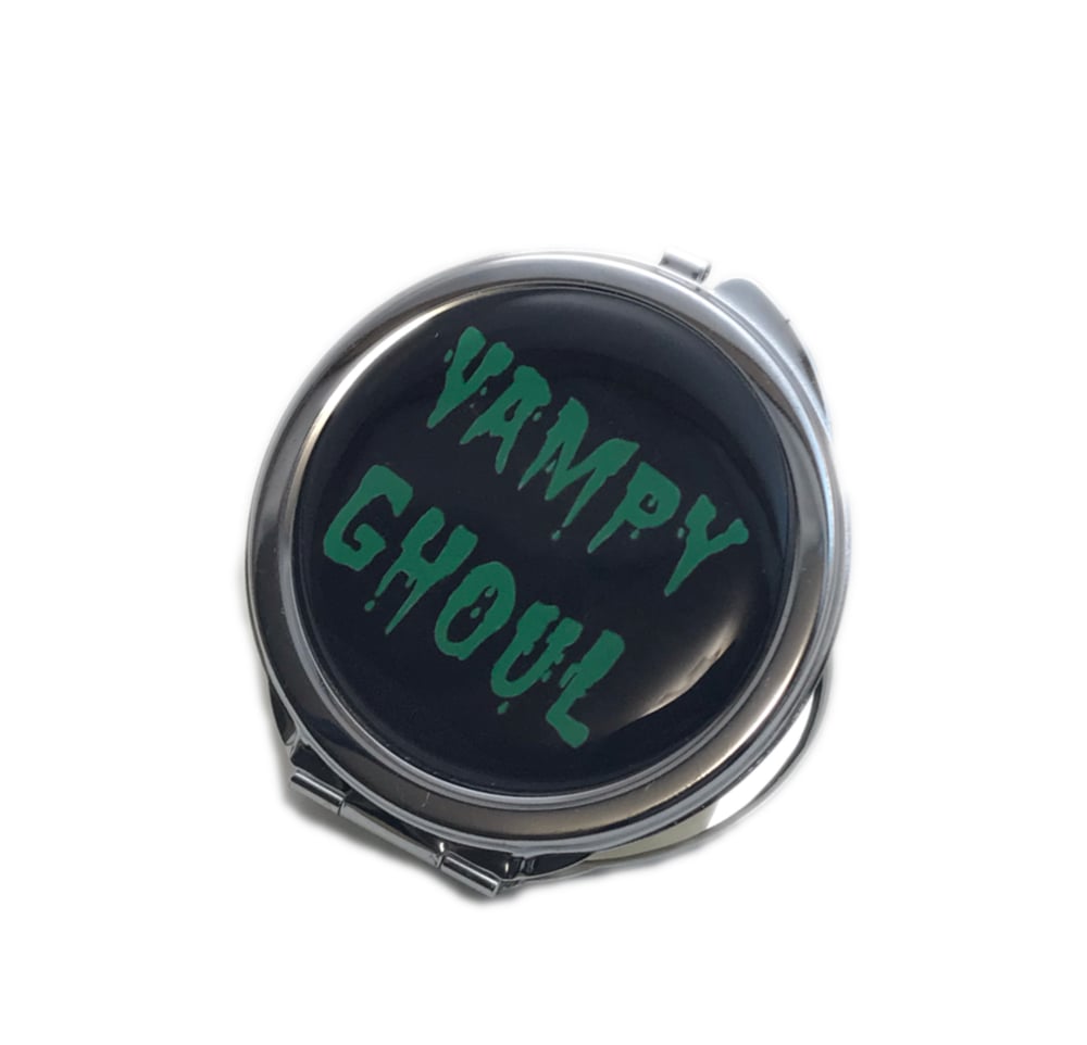 Green Vampy Ghoul Compact Mirror 