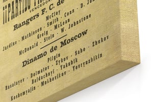 Image of Rangers FC v Dynamo Moscow - Bullfighter Canvas