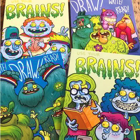 Image of Aliens, Zombies & Monsters Sketchbooks