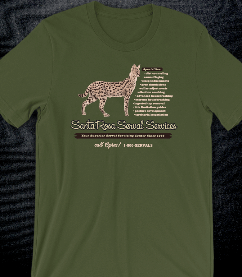 Image of Santa Rosa Serval Services T-Shirt