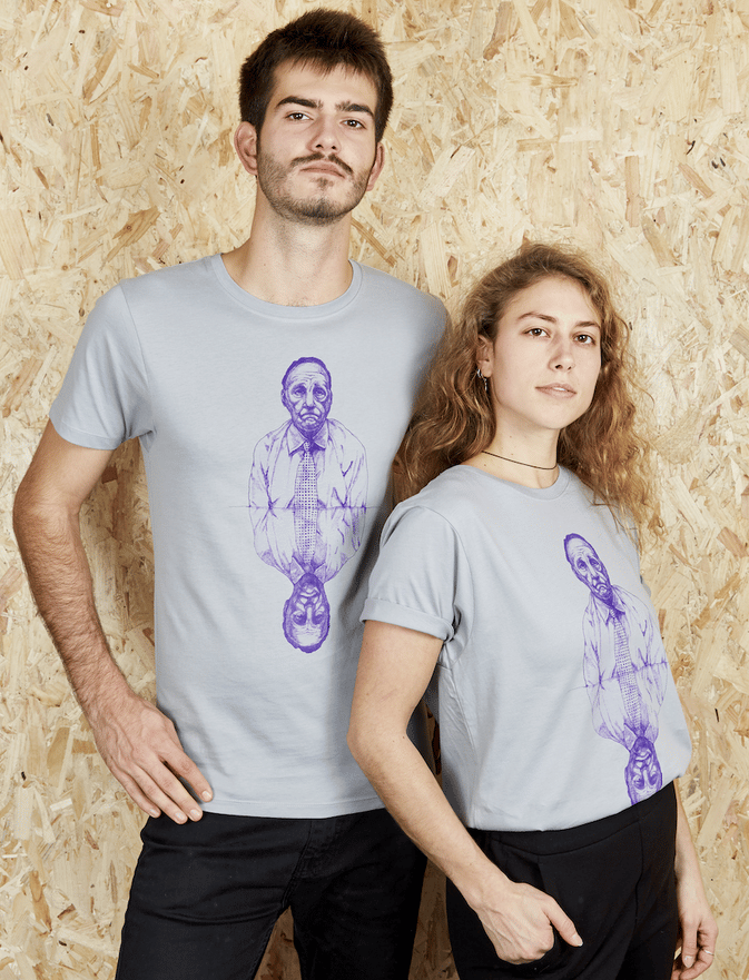 Scientist Unisex Sports Grey T-Shirt (Organic)