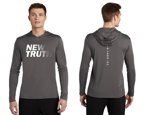 Image of New Truth grey hoodie