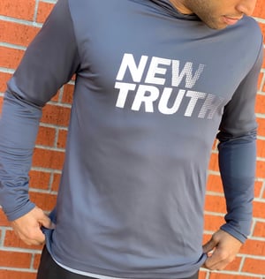 Image of New Truth grey hoodie