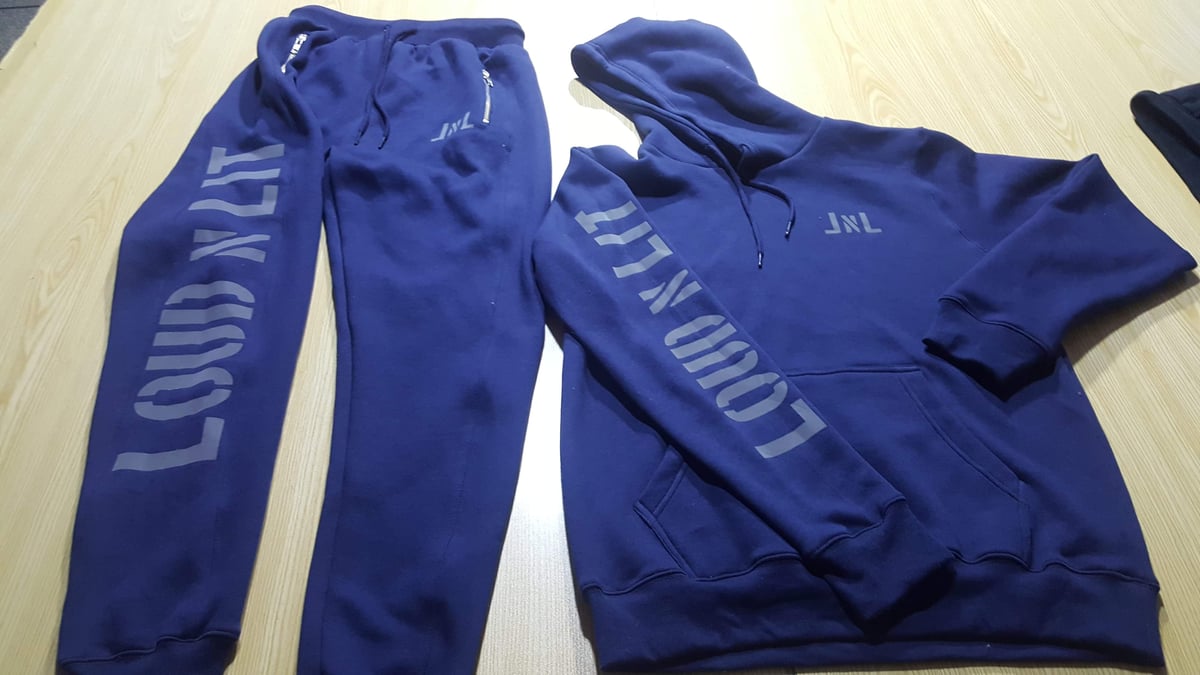 Image of Small Navy Loud N Lit Tracksuit