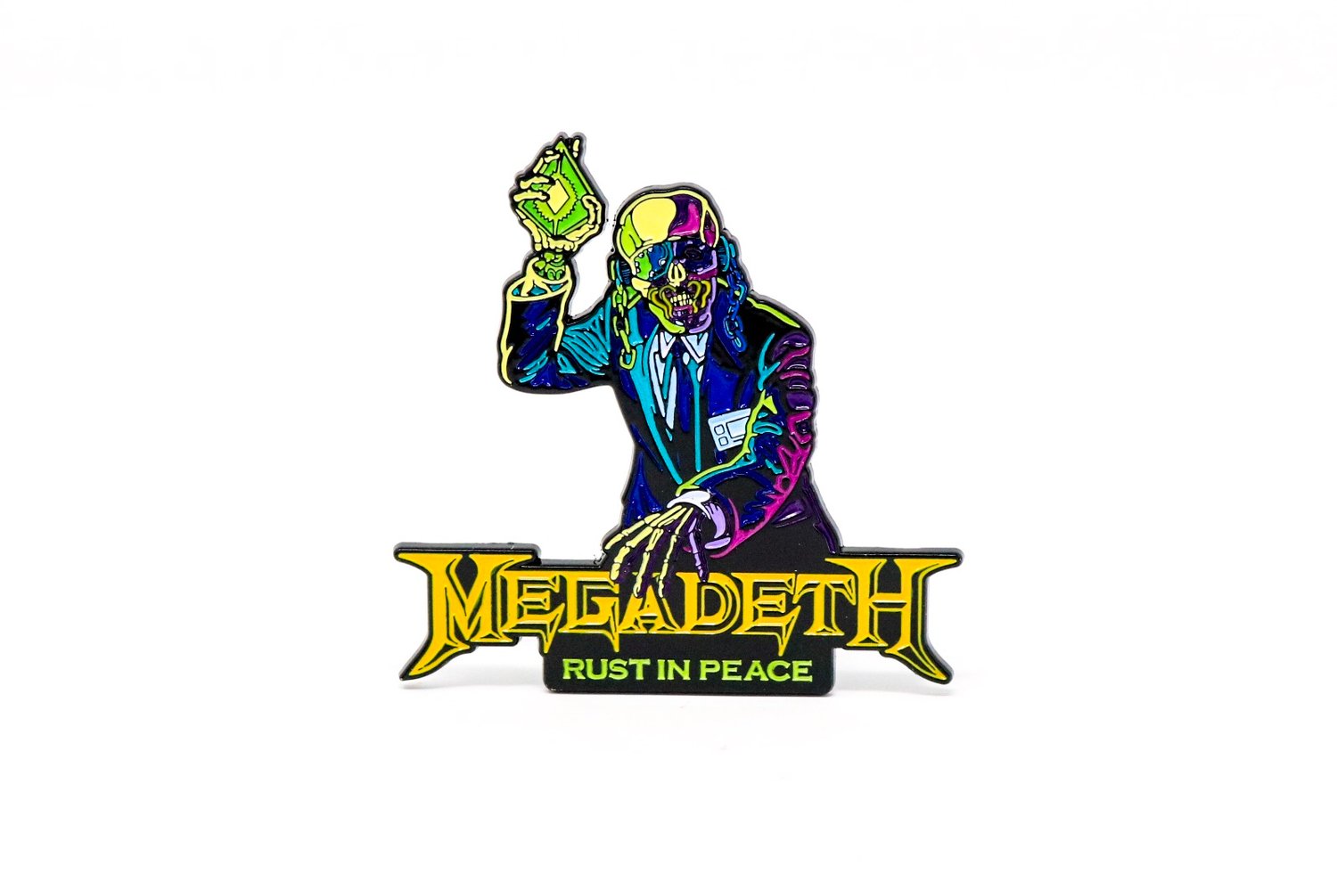 Megadeth Rust In Peace Enamel Pin Rockin Pins