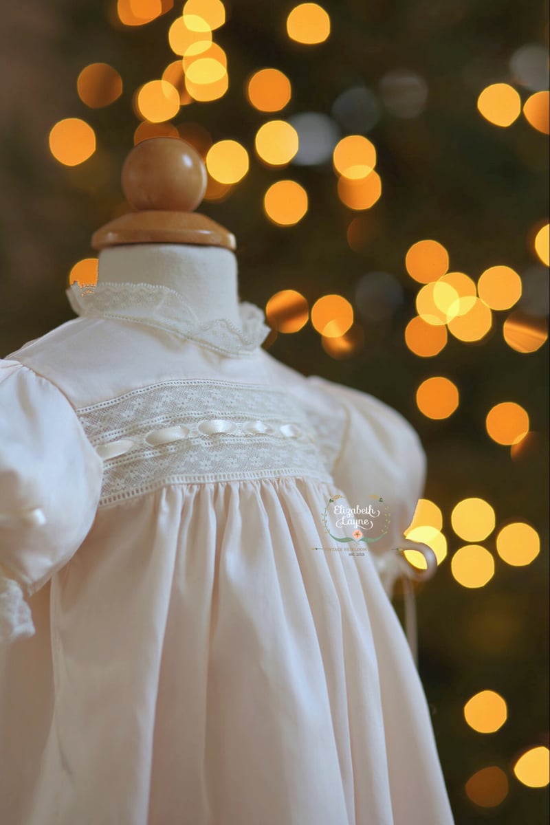 Baby's Smocked Layette - Baby Claire's Dress